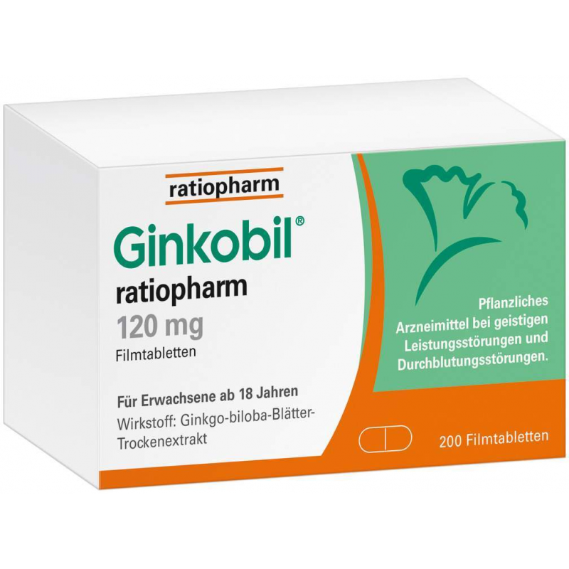 Ginkobil ratiopharm 120 mg 200 Filmtabletten
