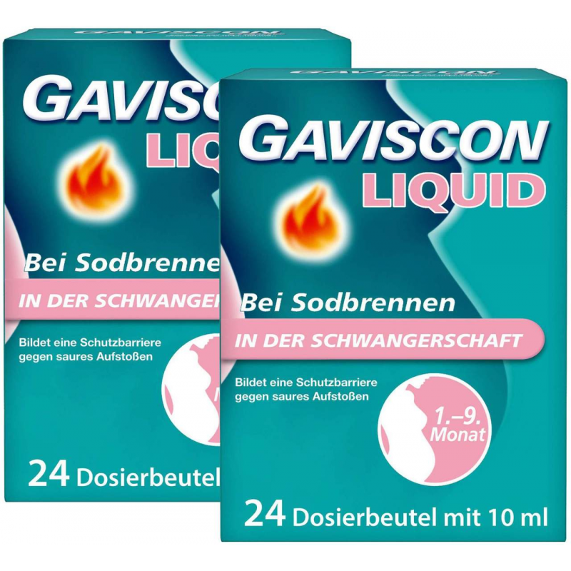 Gaviscon Liquid 500 mg-267 mg-160 mg Suspension 48 x 10 ml