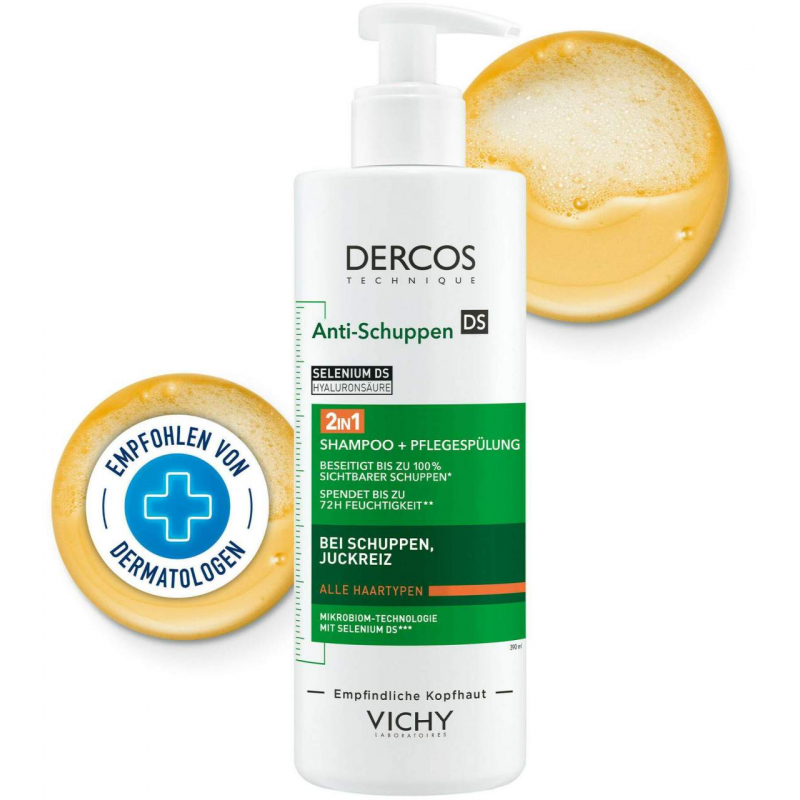 Vichy Dercos Anti-Schuppen 2in1 Shampoo + Conditioner 390 ml