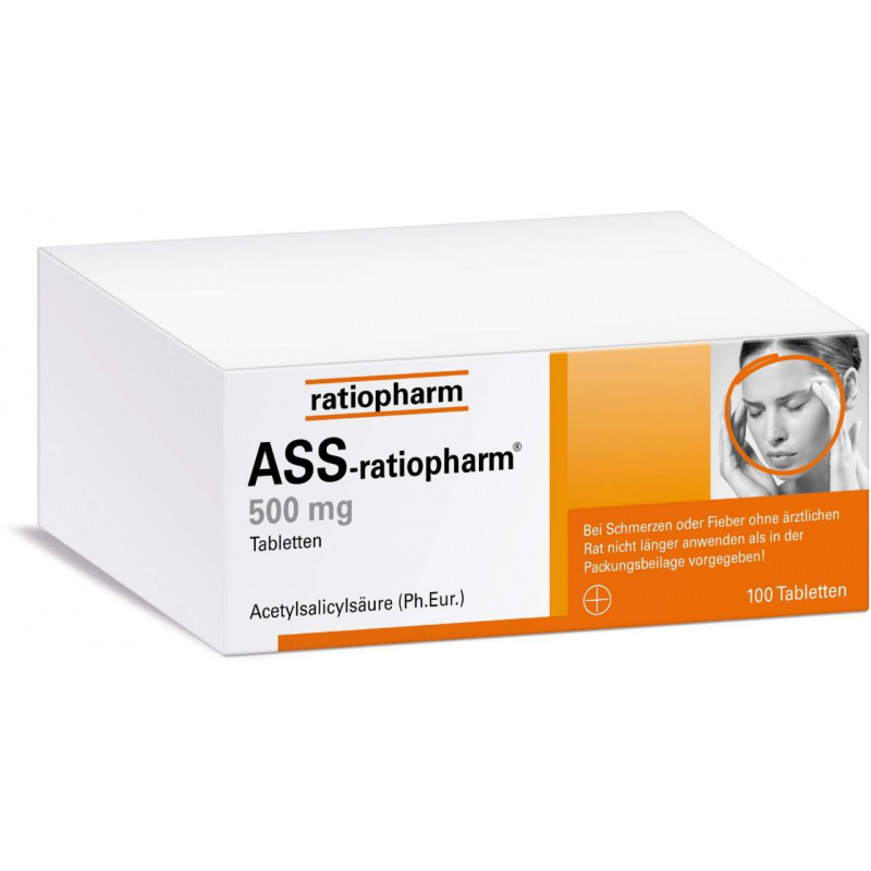 ASS Ratiopharm 500 mg 100 Tabletten