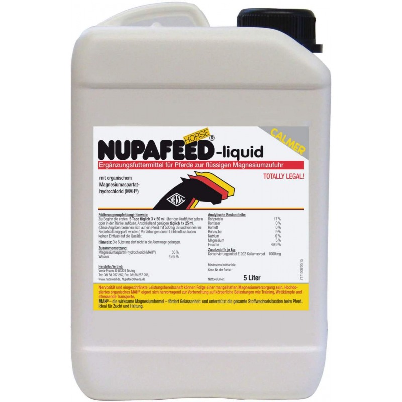Nupafeed Horse Liquid 5 Liter Ergänzungsfuttermittel für Pferde