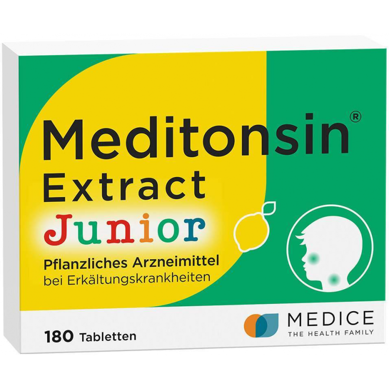 Meditonsin Extract Junior pflanzliche Erkältungstabletten 180 Stück