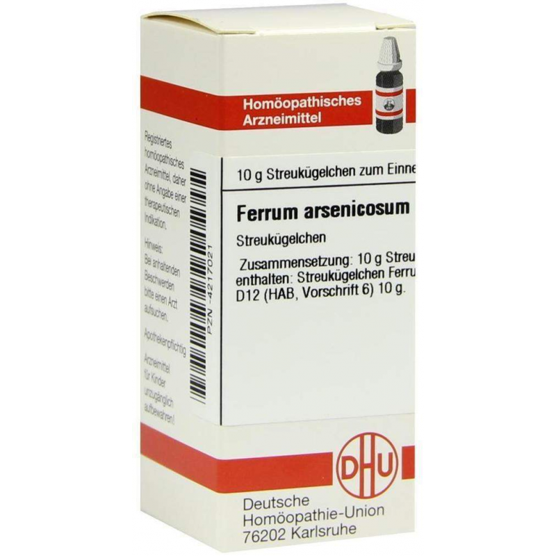 Dhu Ferrum Arsenicosum D12 Globuli