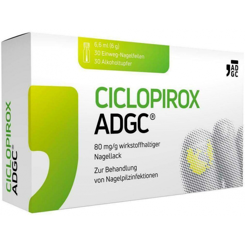 Ciclopirox ADGC 80 mg je g wirkstoffhaltiger Nagellack 6,6 ml