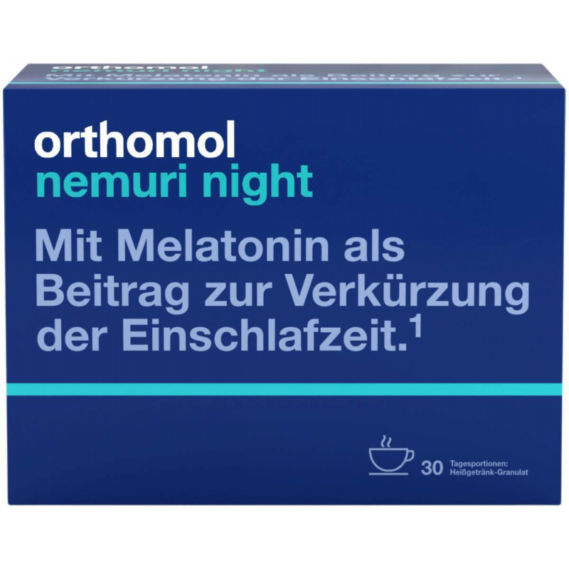Orthomol nemuri night Granulat 30 x 10 g