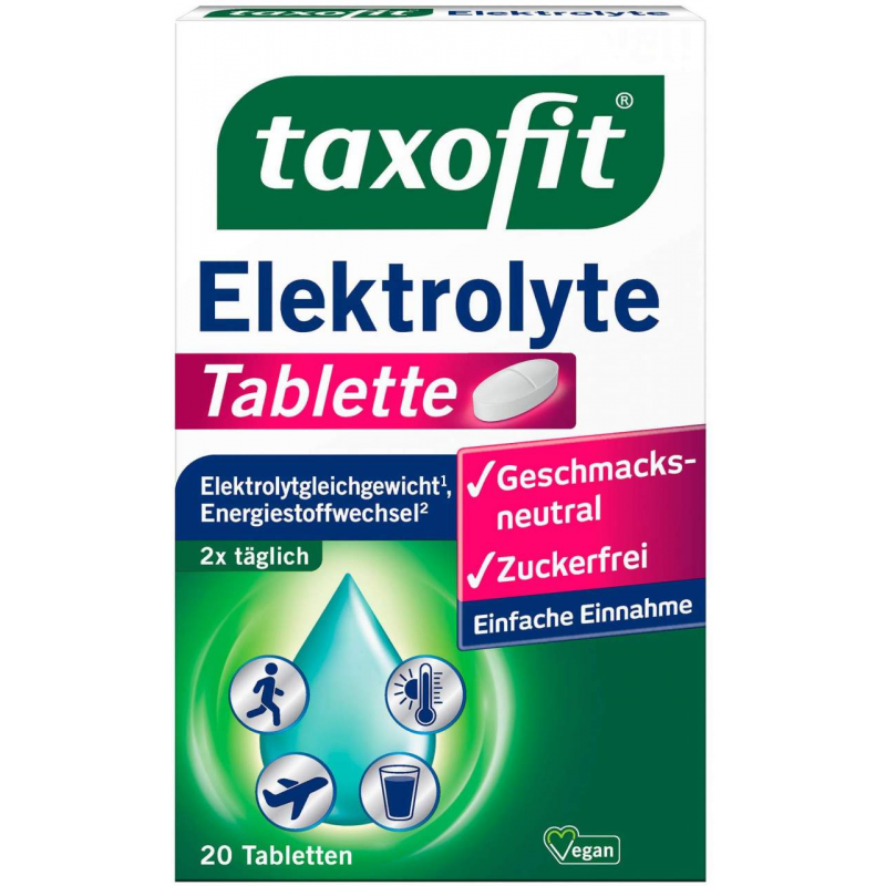 Taxofit Elektrolyte 20 Tabletten