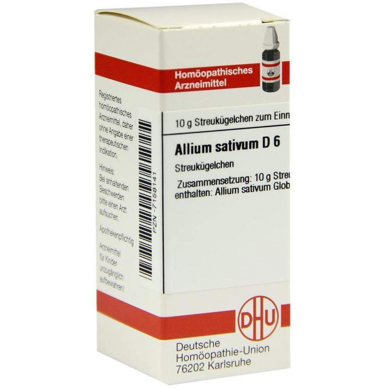 Dhu Allium Sativum D6 Globuli
