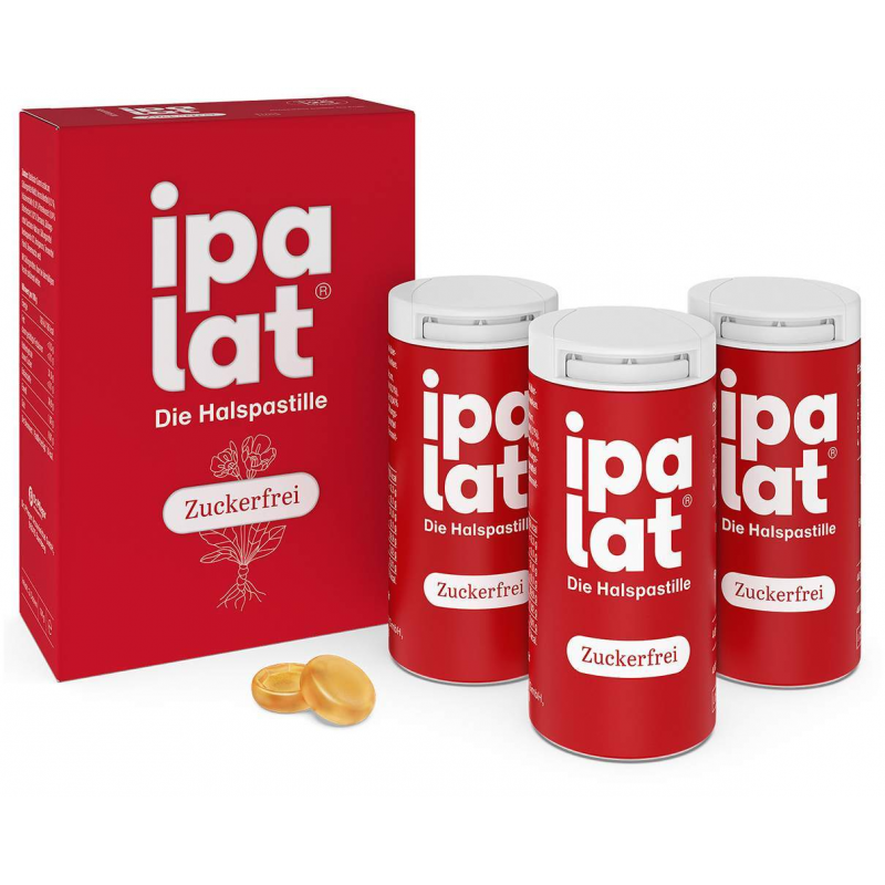 Ipalat Halspastillen zuckerfrei mentholfrisch 120 Pastillen