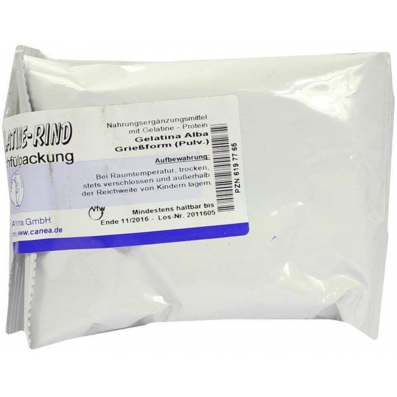 Gelatine Rind Pulver Beutel 250 G Pulver