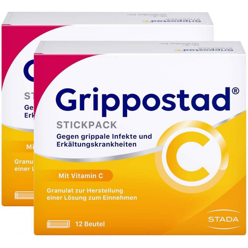 Sparset Grippostad C Stickpack Granulat 2 x 12 Beutel