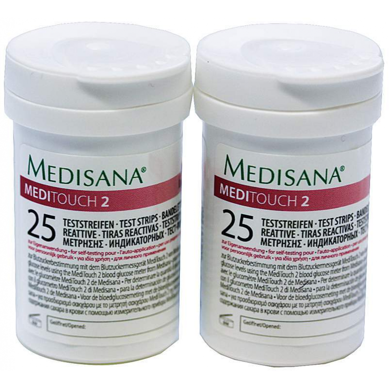 Medisana Meditouch2 Blutzucker 2 x 25 Teststreifen