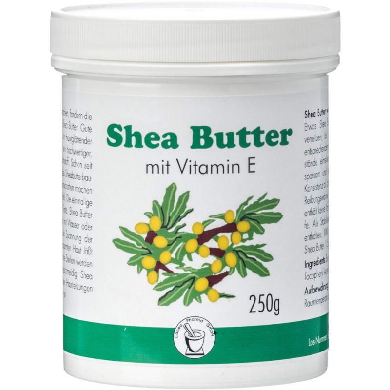 Shea Butter Mit Vitamin E 250 G