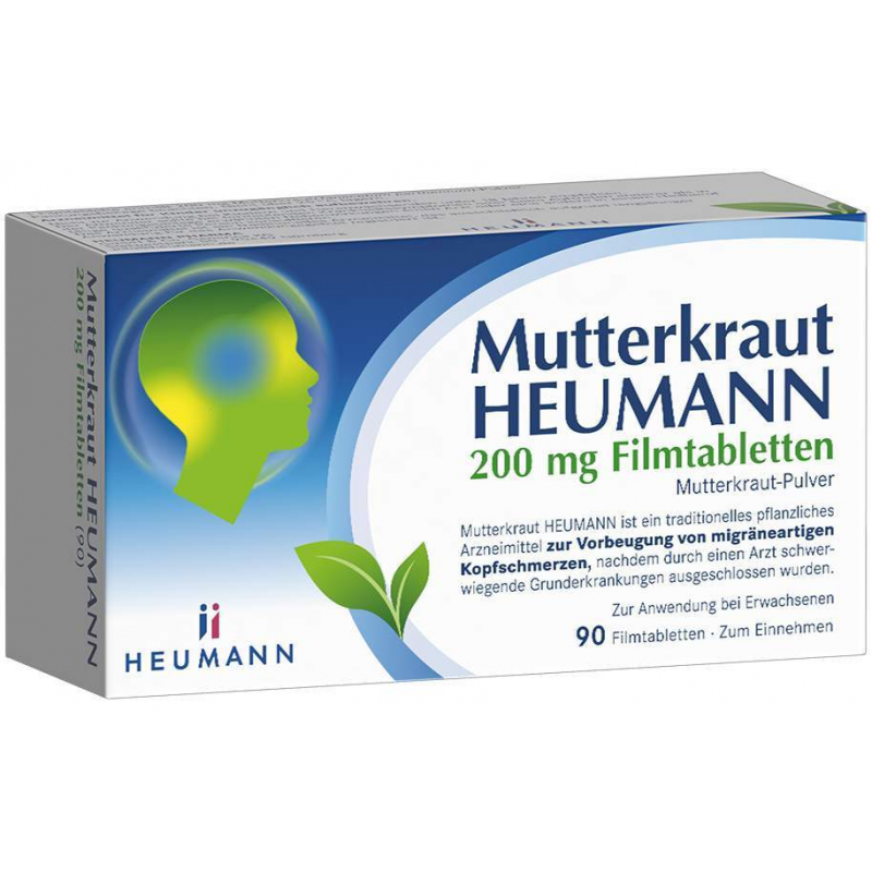 Mutterkraut Heumann 200 mg Filmtabletten 90 Stück