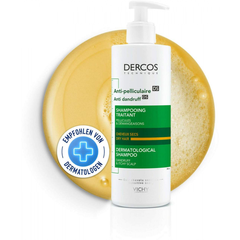 Vichy Dercos Anti-Schuppen Shampoo Trockene Kopfhaut 390 ml
