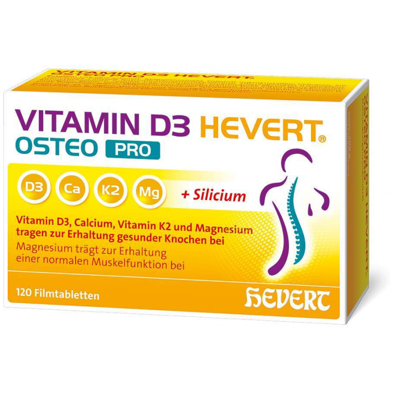Vitamin D3 Hevert Osteo Pro 120 Filmtabletten