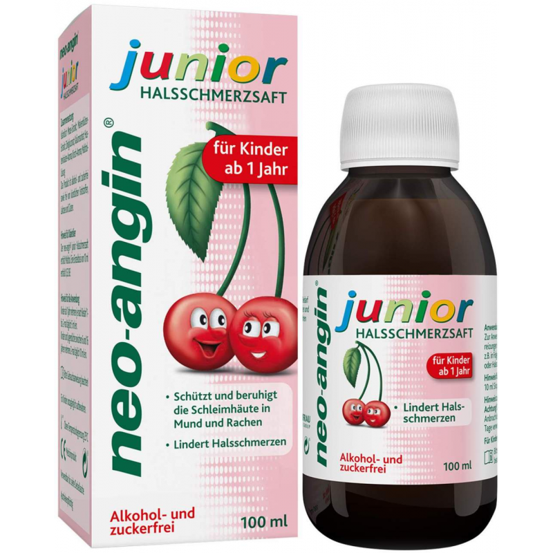 Neo Angin Junior Halsschmerzsaft 100 ml