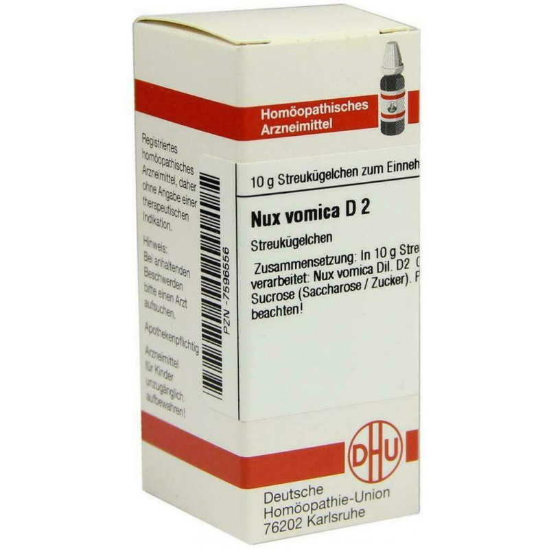Dhu Nux Vomica D2 Globuli