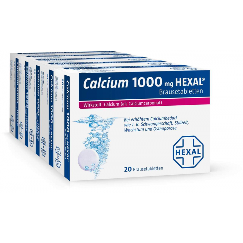 Calcium 1000 Hexal 100 Brausetabletten