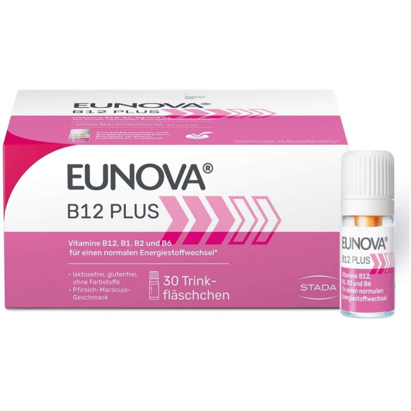 Eunova B12 Plus 30 x 8 ml Trinkfläschchen