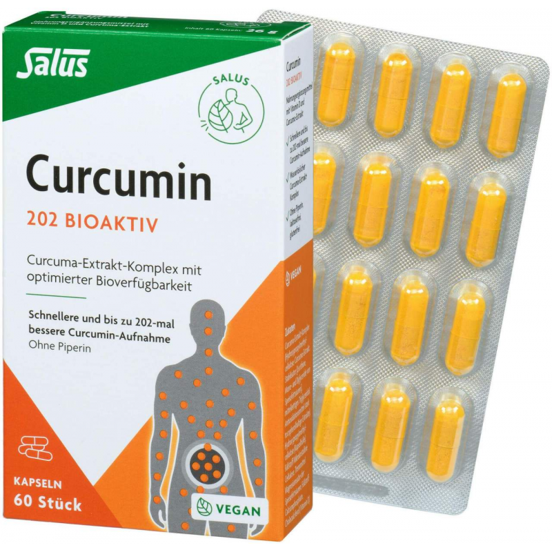 Curcumin 202 Bioaktiv 60 Kapseln