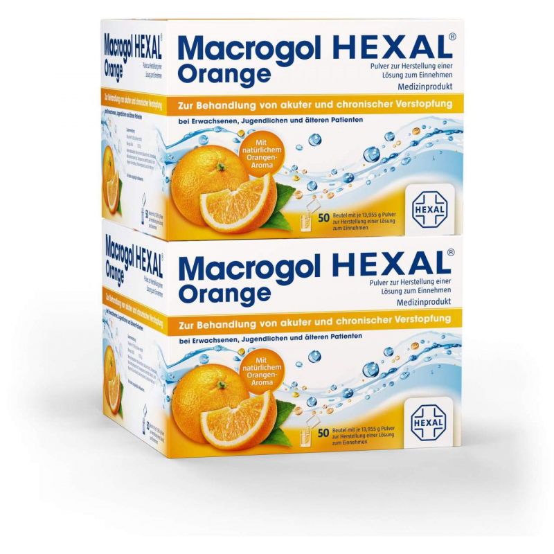 Macrogol Hexal Orange 100 Beutel