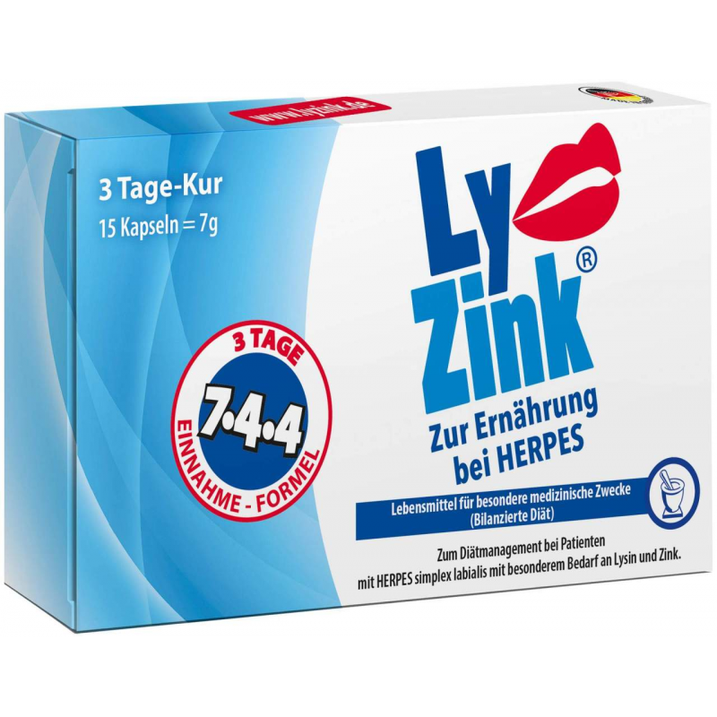 Ly Zink Gegen Herpes 15 Kapseln