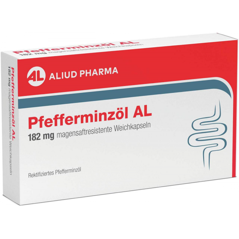 Pfefferminzöl Al 182 mg Magensaftresistente Weichkapseln 30 Stück