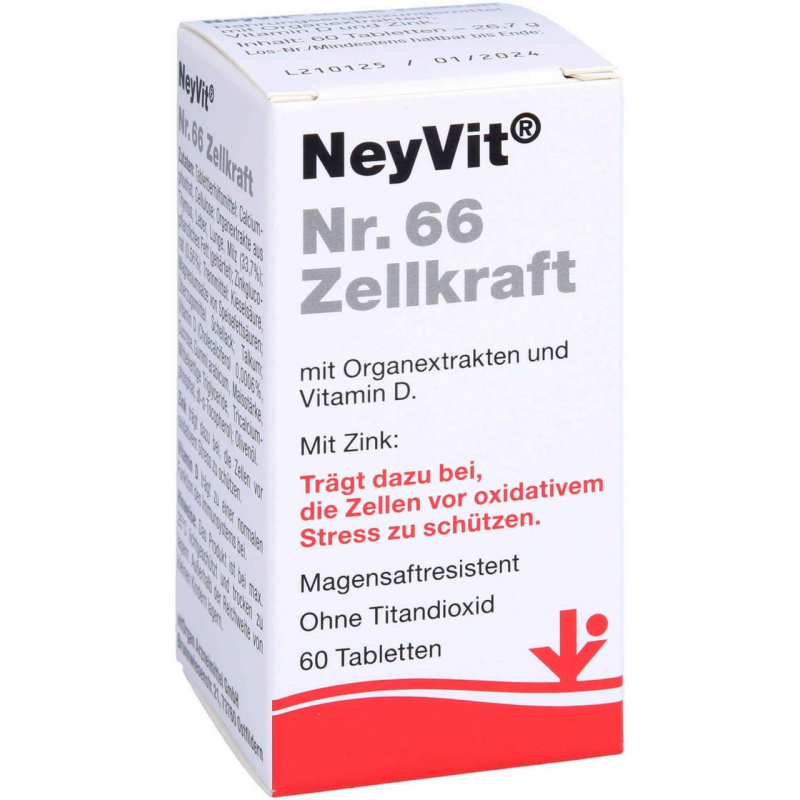 Neyvit Nr.66 Zellkraft 60 Magensaftres.Tabletten