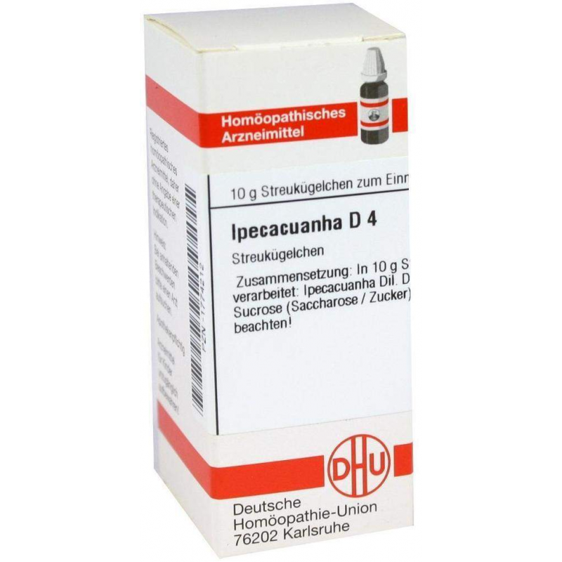 Dhu Ipecacuanha D4 10 G Globuli