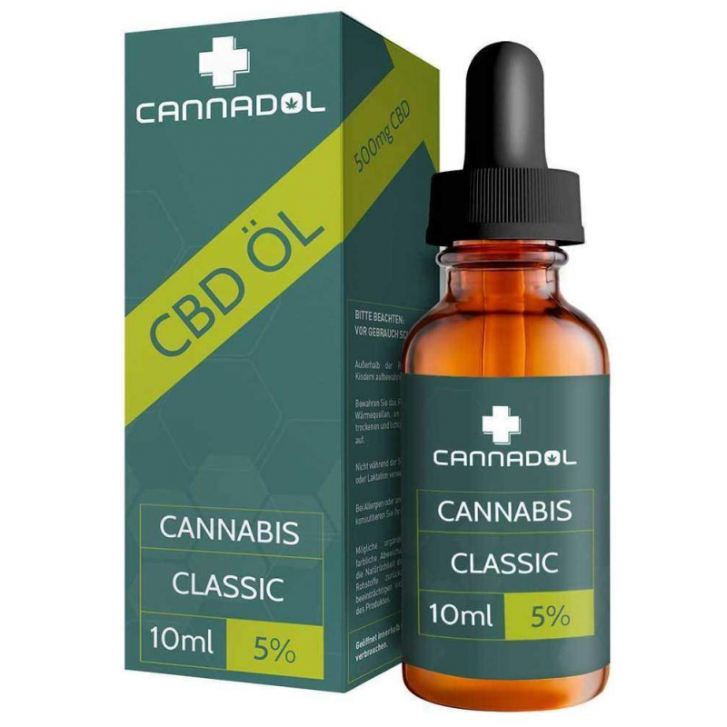 CBD 5% Bio Cannadol Hanfextrakt Classic 10 ml Tropfen