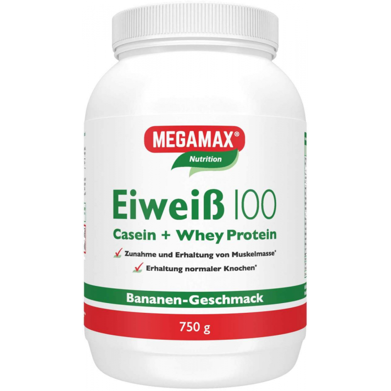 Megamax Eiweiß 100 Banane 750 G Pulver