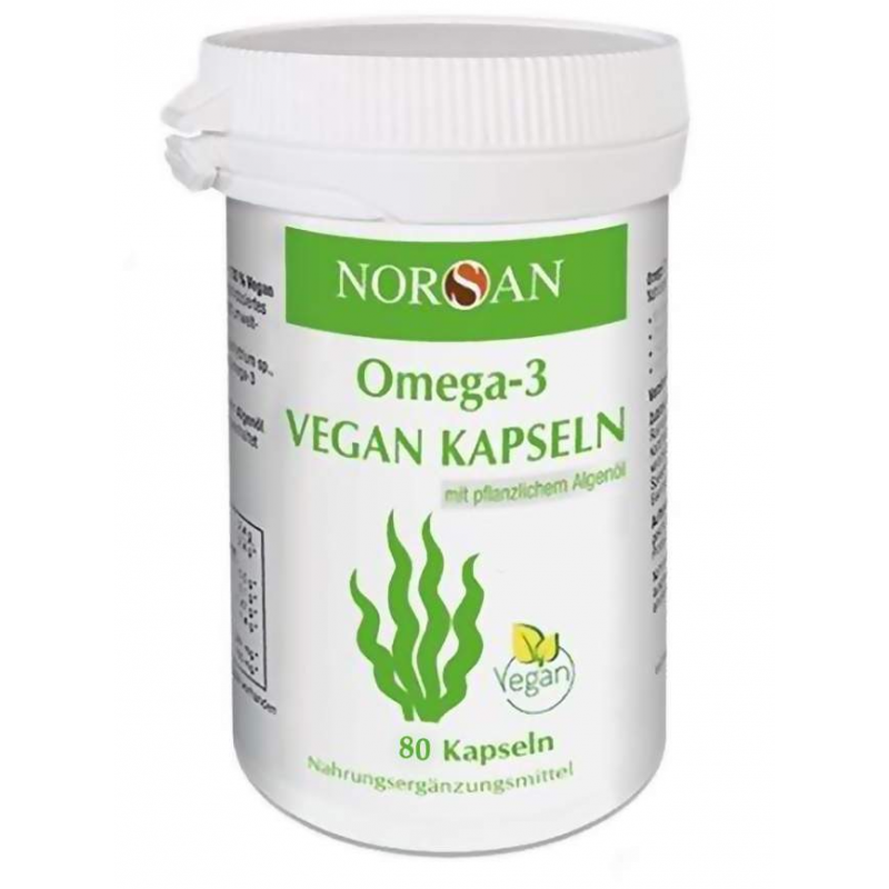 Norsan Omega-3 vegan 80 Kapseln