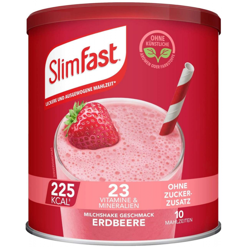 Slim Fast Pulver Erdbeere 365 g