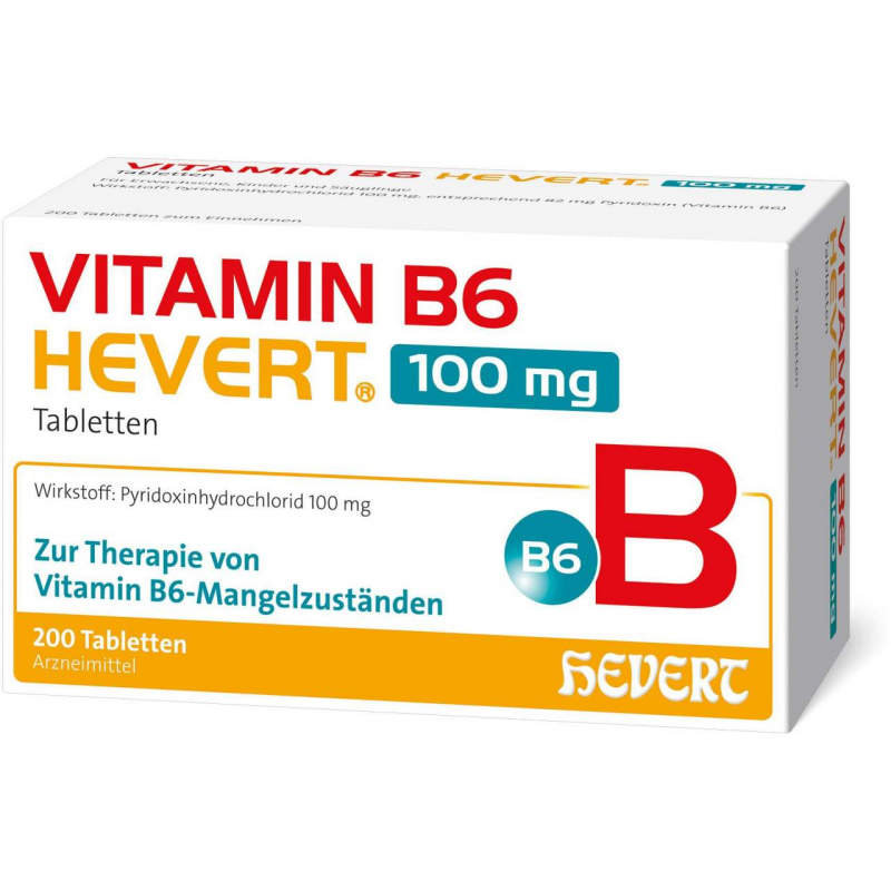 Vitamin B6 Hevert 100 mg 200 Tabletten