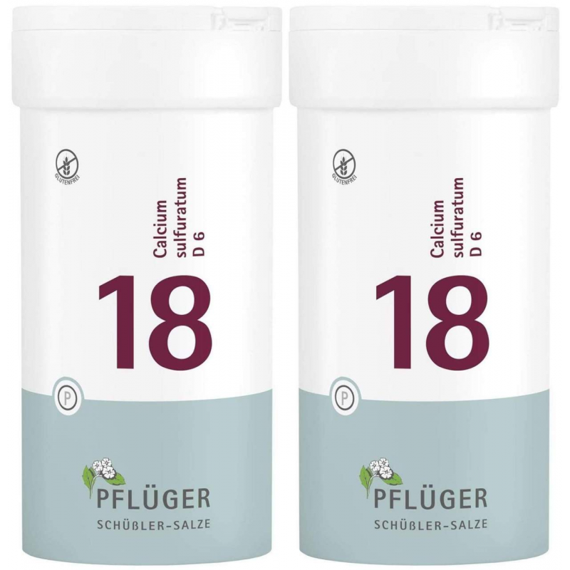 Biochemie Pflüger 18 Calcium sulfuratum D6 2 x 400 Tabletten