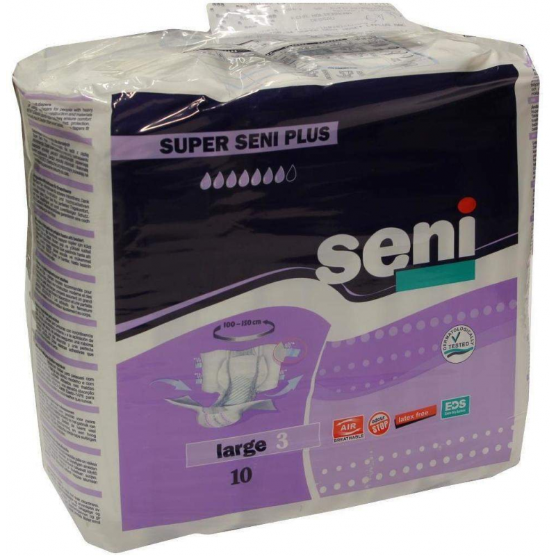 Super Seni Gr.3 Large Plus 10 Windeln Nacht