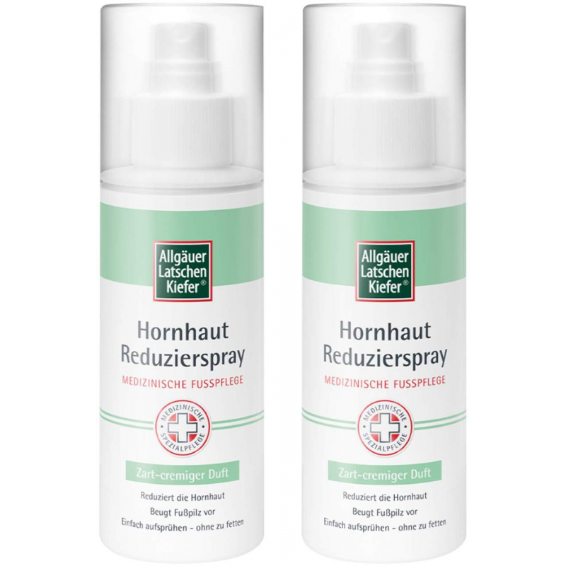 Allgäuer Latschenkiefer Hornhaut Reduzierspray 2 x 150 ml