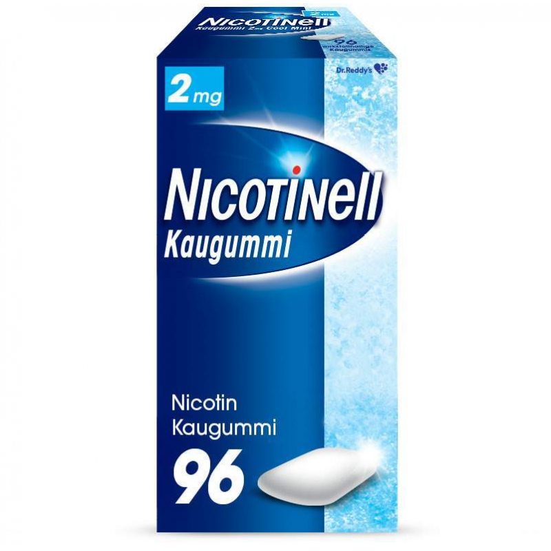 Nicotinell Kaugummi 2 mg Cool Mint 96 Stück