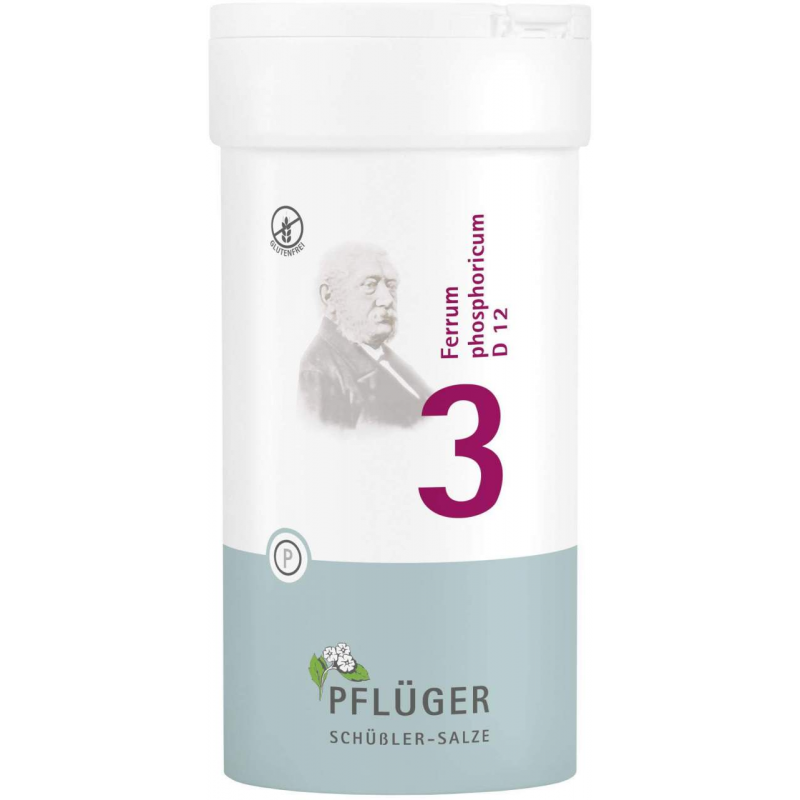 Biochemie Pflüger Schüßler Salz Nr. 3 Ferrum phosphoricum D12 400 Tabletten