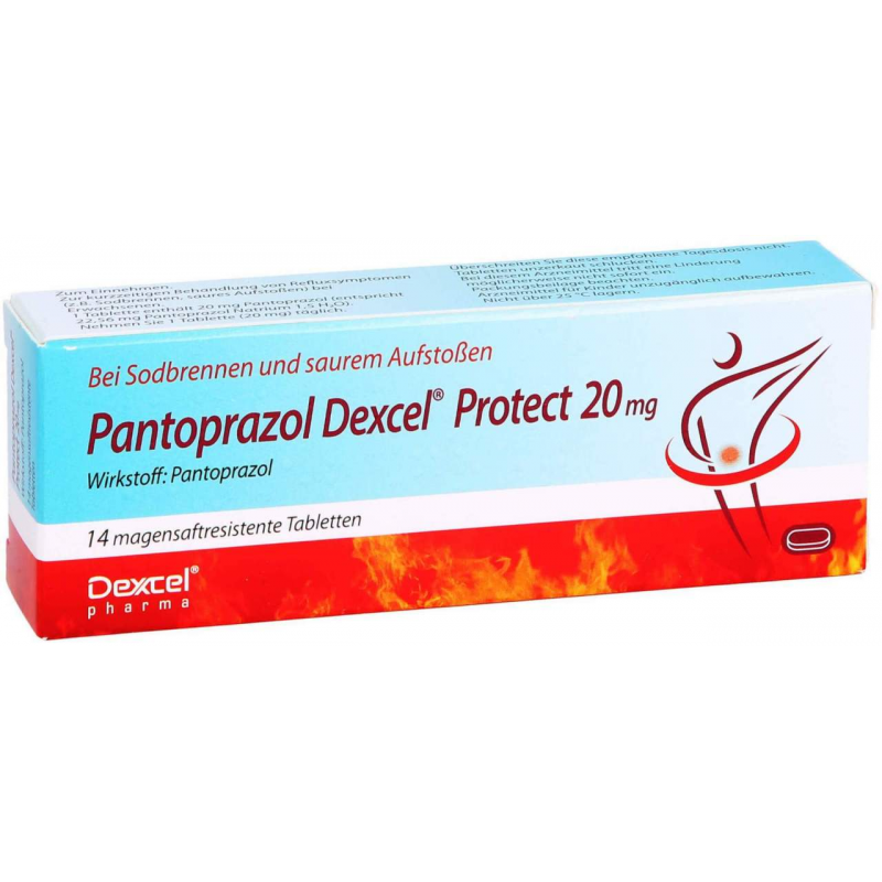 Pantoprazol Dexcel Protect 20 mg Magensaftres.Tabletten 20 Stück