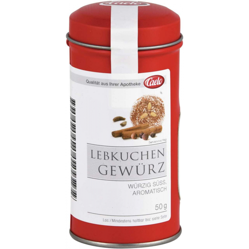 Lebkuchengewürz Caelo Hv Packung Blechdose 50 G