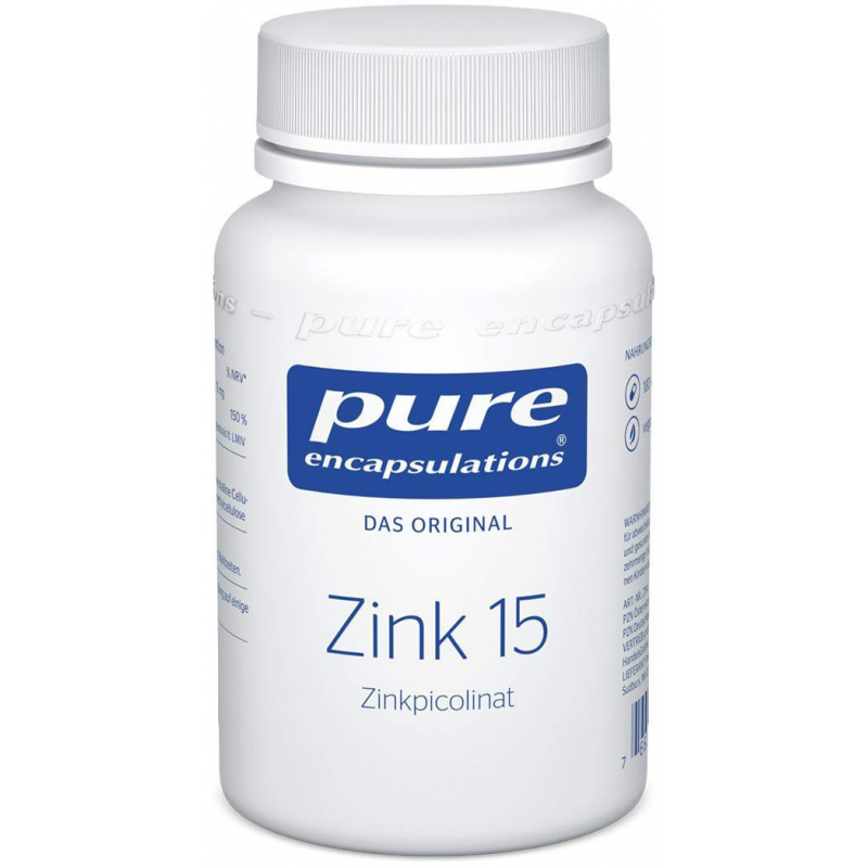 Pure Encapsulations Zink 15 Zinkpicolinat 180 Kapseln
