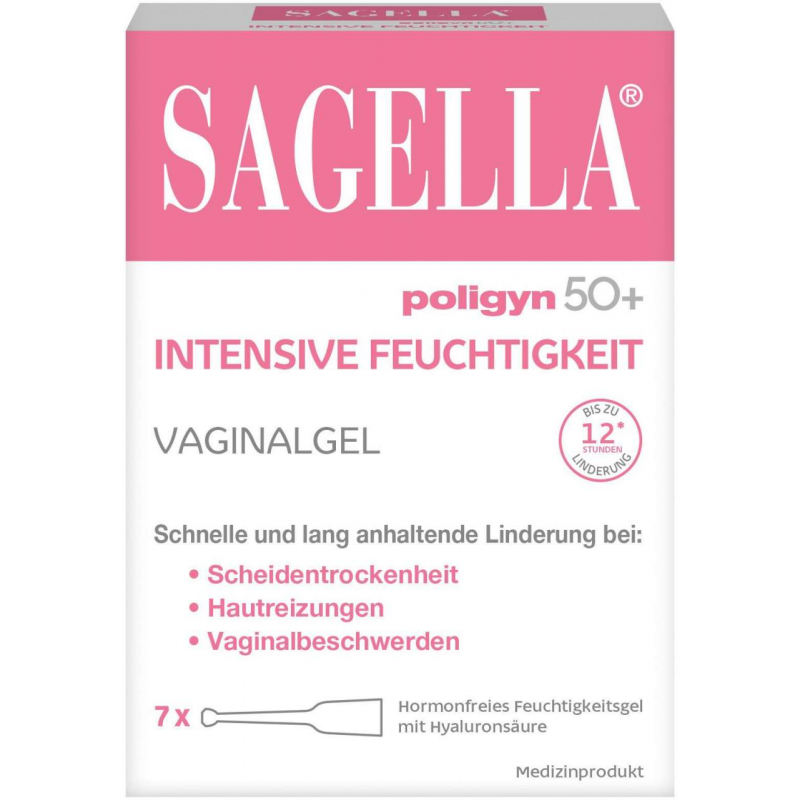 Sagella poligyn 50+ intensive Feuchtigkeit 7 x 4 ml Gel