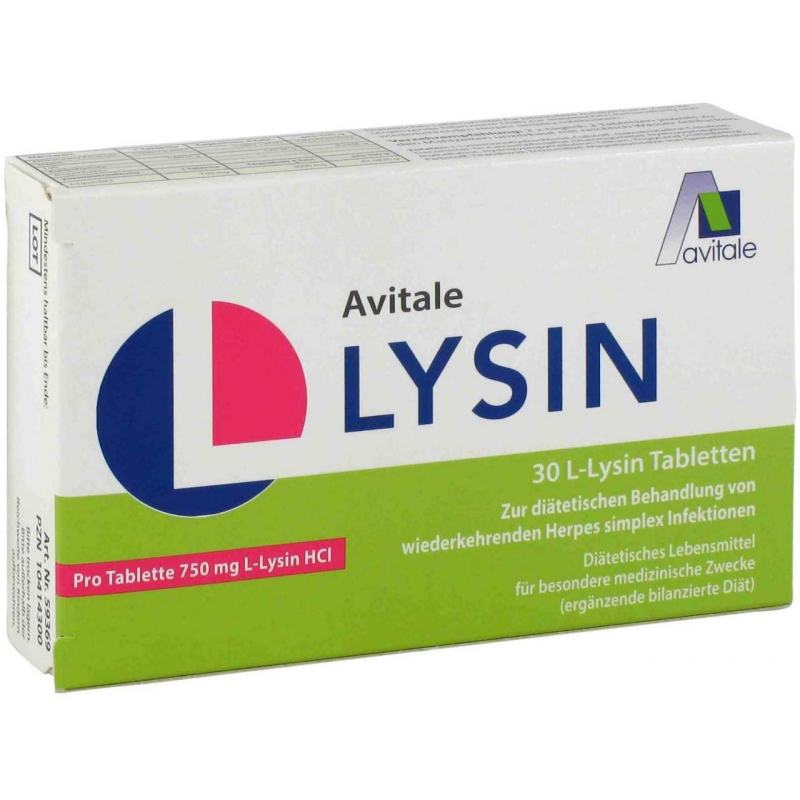 L-Lysin 750 mg 30 Tabletten