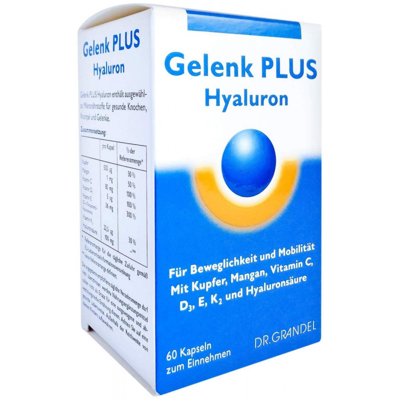Grandel Gelenk Plus Hyaluron 60 Kapseln