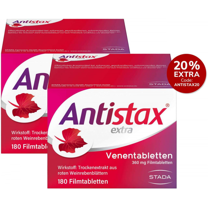 Antistax extra 2 x 180 Filmtabletten