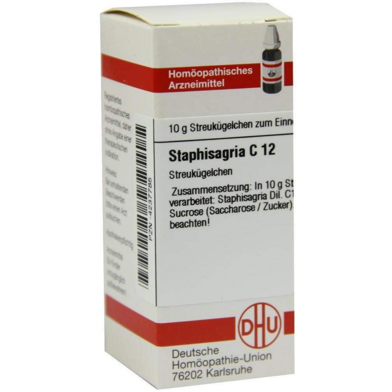 Dhu Staphisagria C12 10 G Globuli