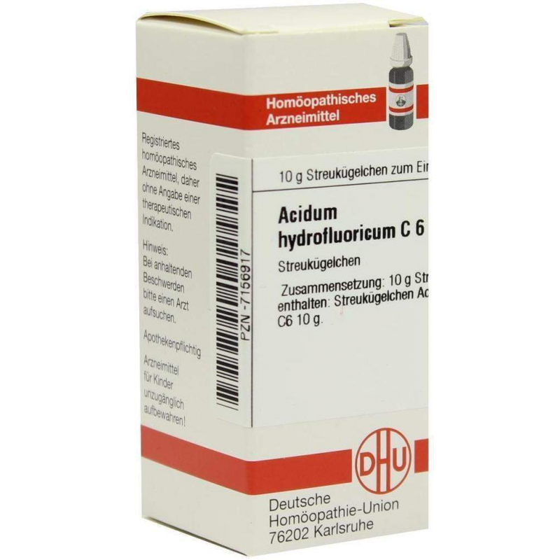 Dhu Acidum Hydrofluoricum C6 Globuli