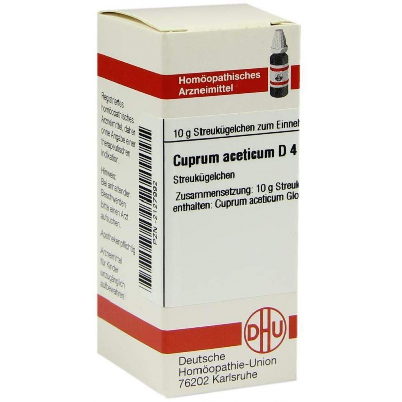 Dhu Cuprum Aceticum D4 Globuli
