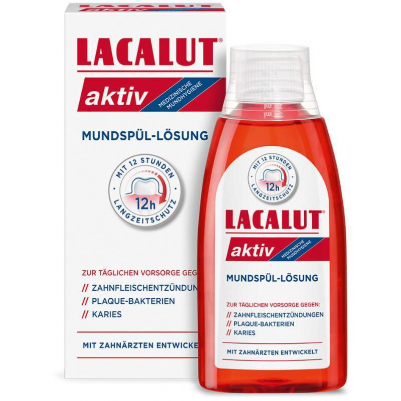 Lacalut Aktiv Mundspüllösung 300 ml Lösung